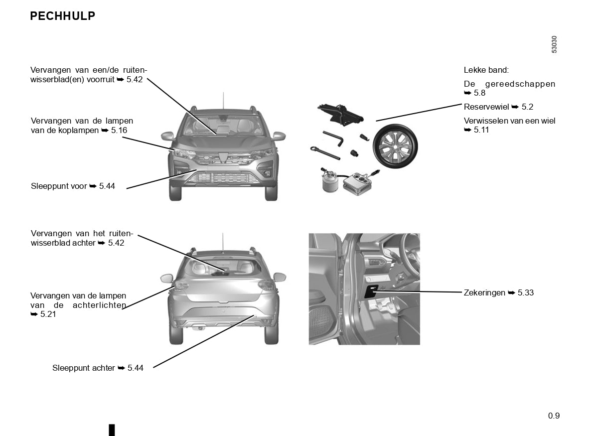 2020-2022 Dacia Sandero/Sandero Stepway Bedienungsanleitung | Niederländisch