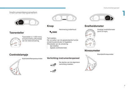 2017-2018 Peugeot 208 Owner's Manual | Dutch