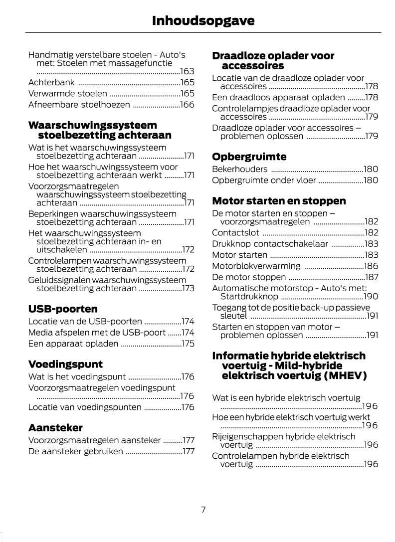 2022-2023 Ford Puma Bedienungsanleitung | Niederländisch