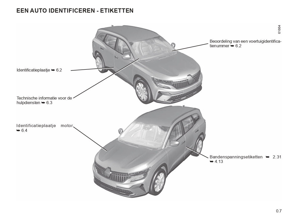 2023 Renault Espace E-Tech Hybrid Bedienungsanleitung | Niederländisch