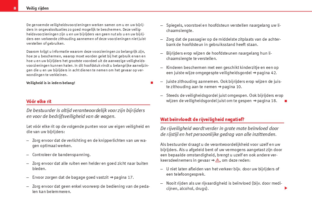 2013 Seat Ibiza SC Bedienungsanleitung | Niederländisch
