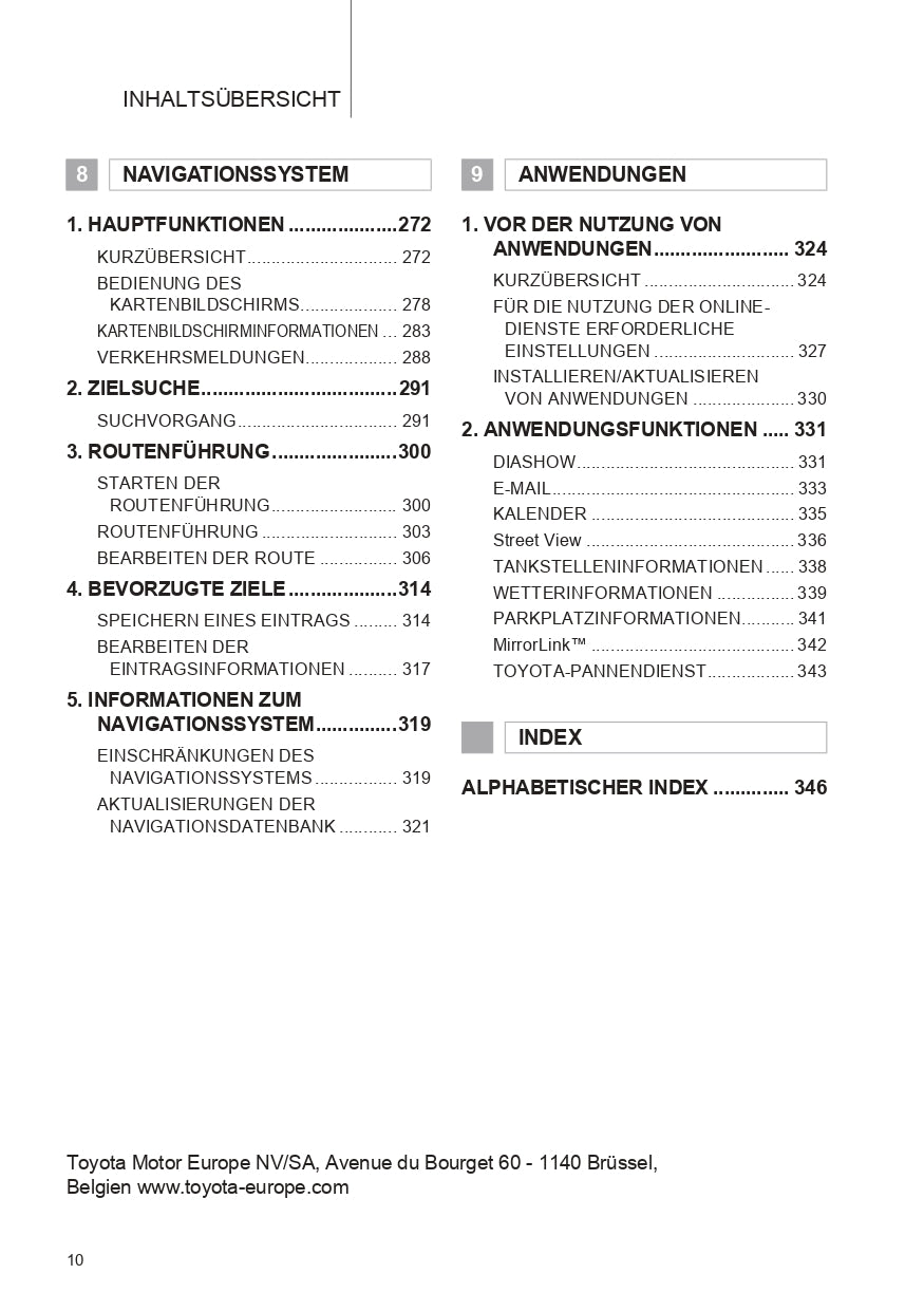 2017 Toyota RAV4 Infotainment Manual | German