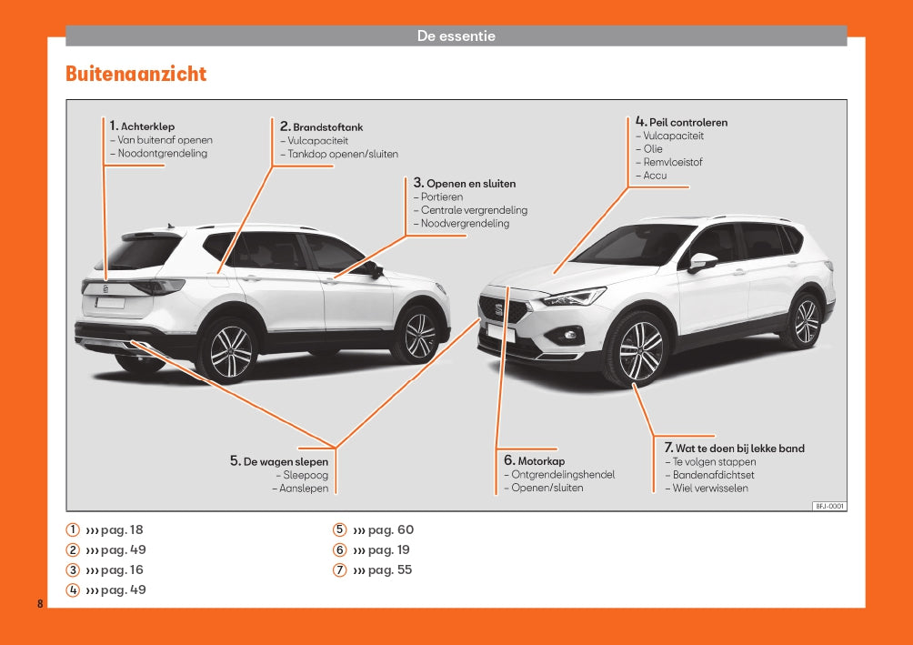 2019 Seat Tarraco Owner's Manual | Dutch