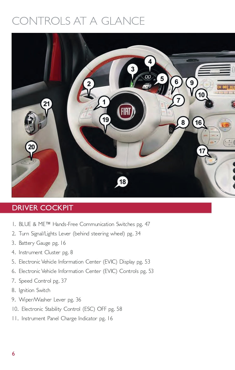 2014 Fiat 500e Owner's Manual | English