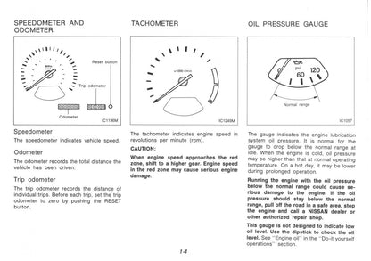 1991 Nissan 300ZX Owner's Manual | English