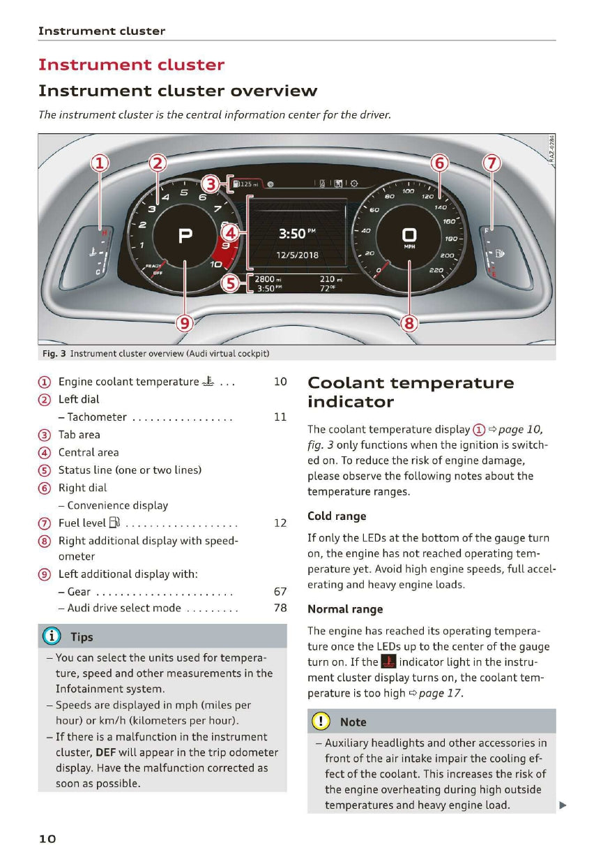 2020 Audi R8 Owner's Manual | English