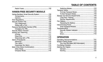 2013 Harley-Davidson Trike Owner's Manual | English