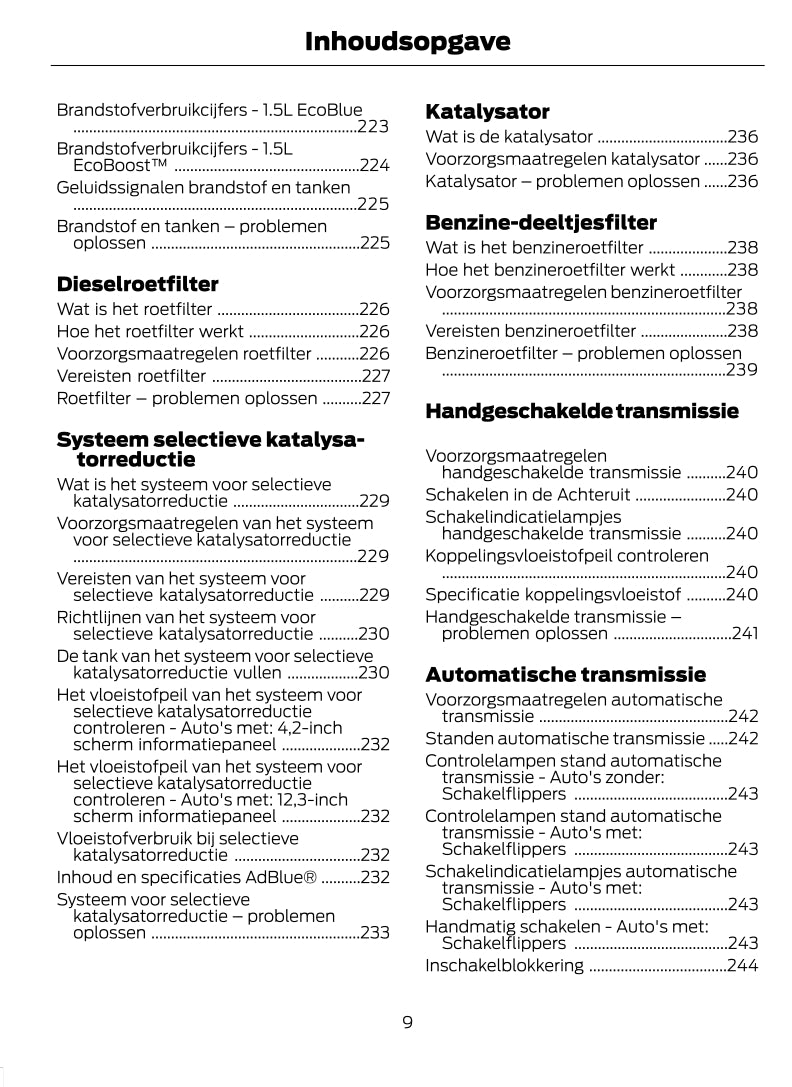 2022-2023 Ford Puma Bedienungsanleitung | Niederländisch