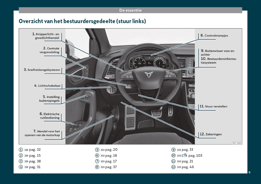 2019 Cupra Ateca Owner's Manual | Dutch