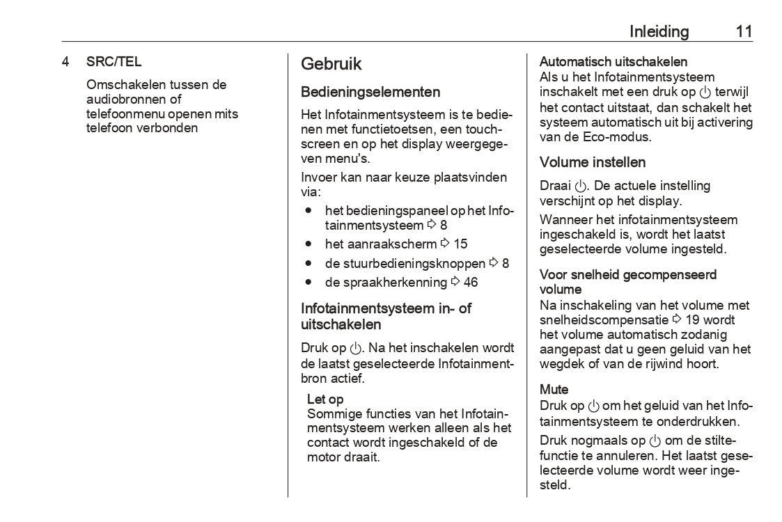 2020-2023 Opel Vivaro Infotainment Manual | Dutch