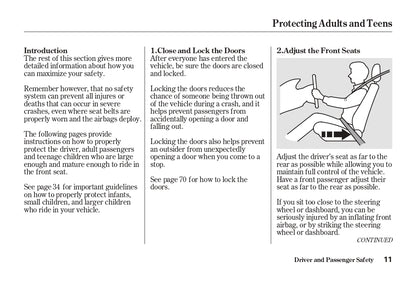 2004 Honda Element Owner's Manual | English