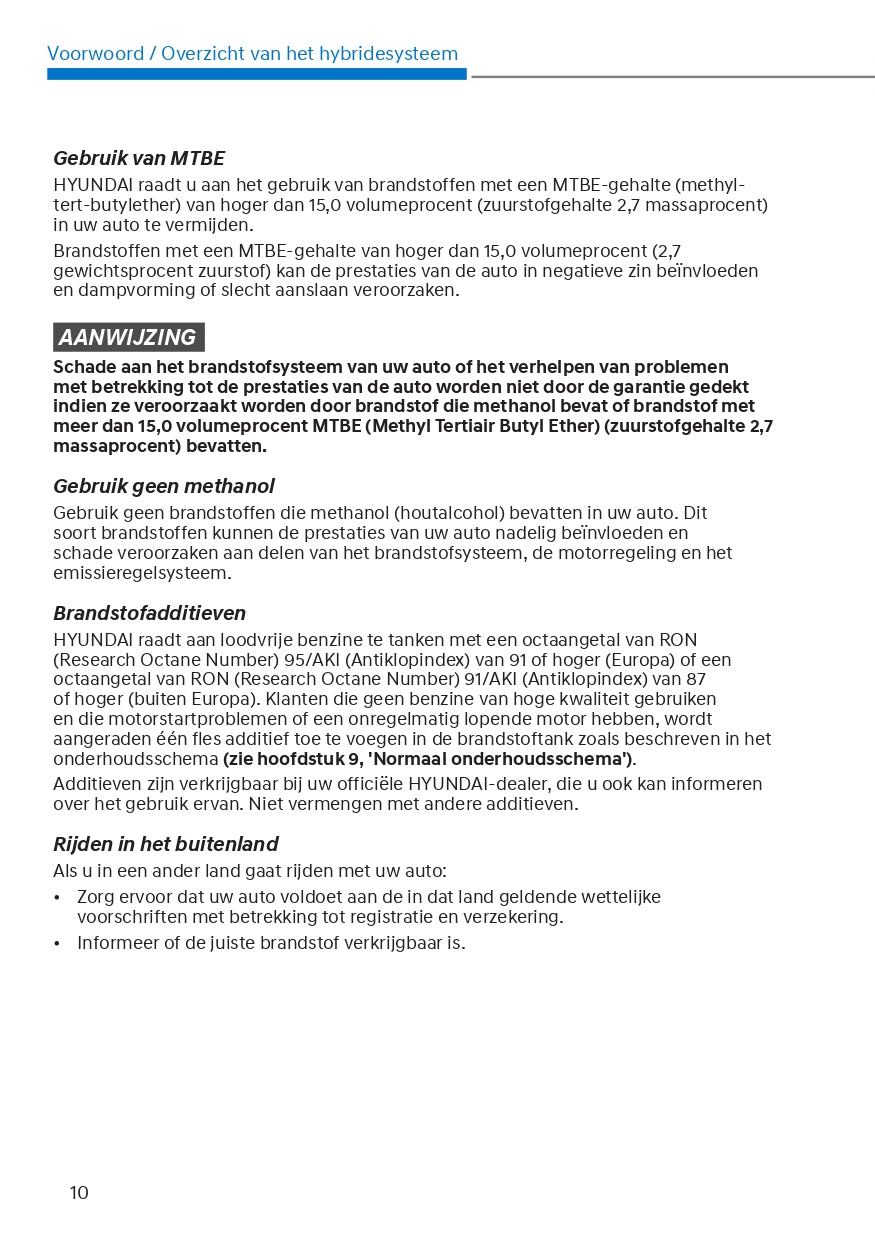 2021-2022 Hyundai Tucson Hybrid/Plug-in Hybrid Bedienungsanleitung | Niederländisch