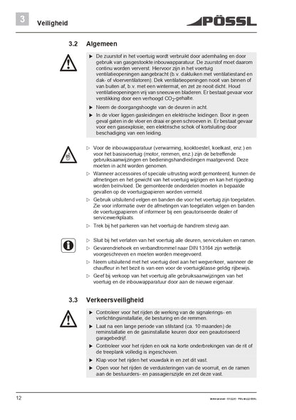 2019-2021 Pössl 2WIN Plus Owner's Manual | Dutch