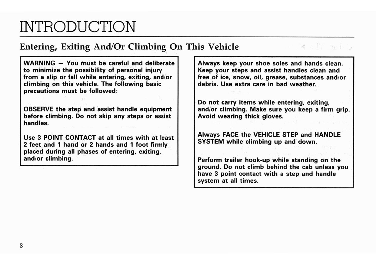1994 Ford F Series/B Series Diesel Bedienungsanleitung | Englisch