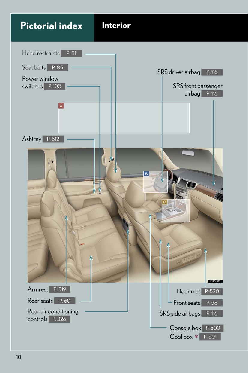 2008 Lexus LX570 Bedienungsanleitung | Englisch