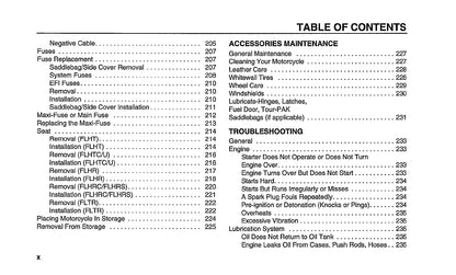 2004 Harley-Davidson Touring Owner's Manual | English