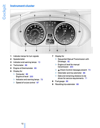 2007 BMW M6 Coupé Owner's Manual | English