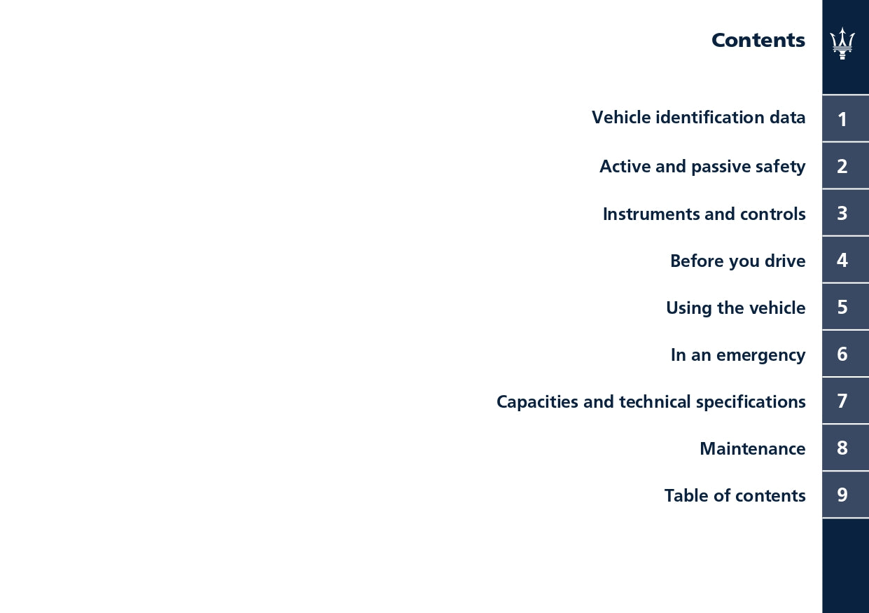 2008 Maserati Quattroporte Owner's Manual | English