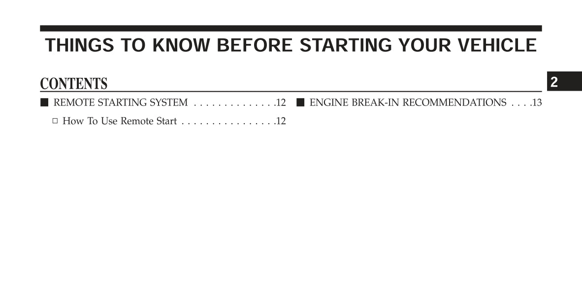 2014 Dodge Ram Truck Diesel Supplement Owner's Manual | English