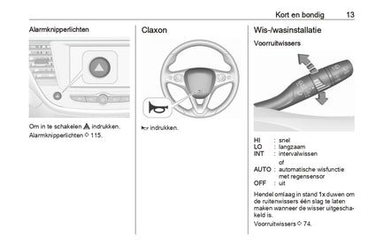 2019 Opel Crossland X Owner's Manual | Dutch