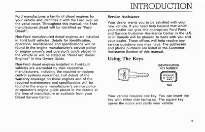 1993 Ford L-Series Owner's Manual | English