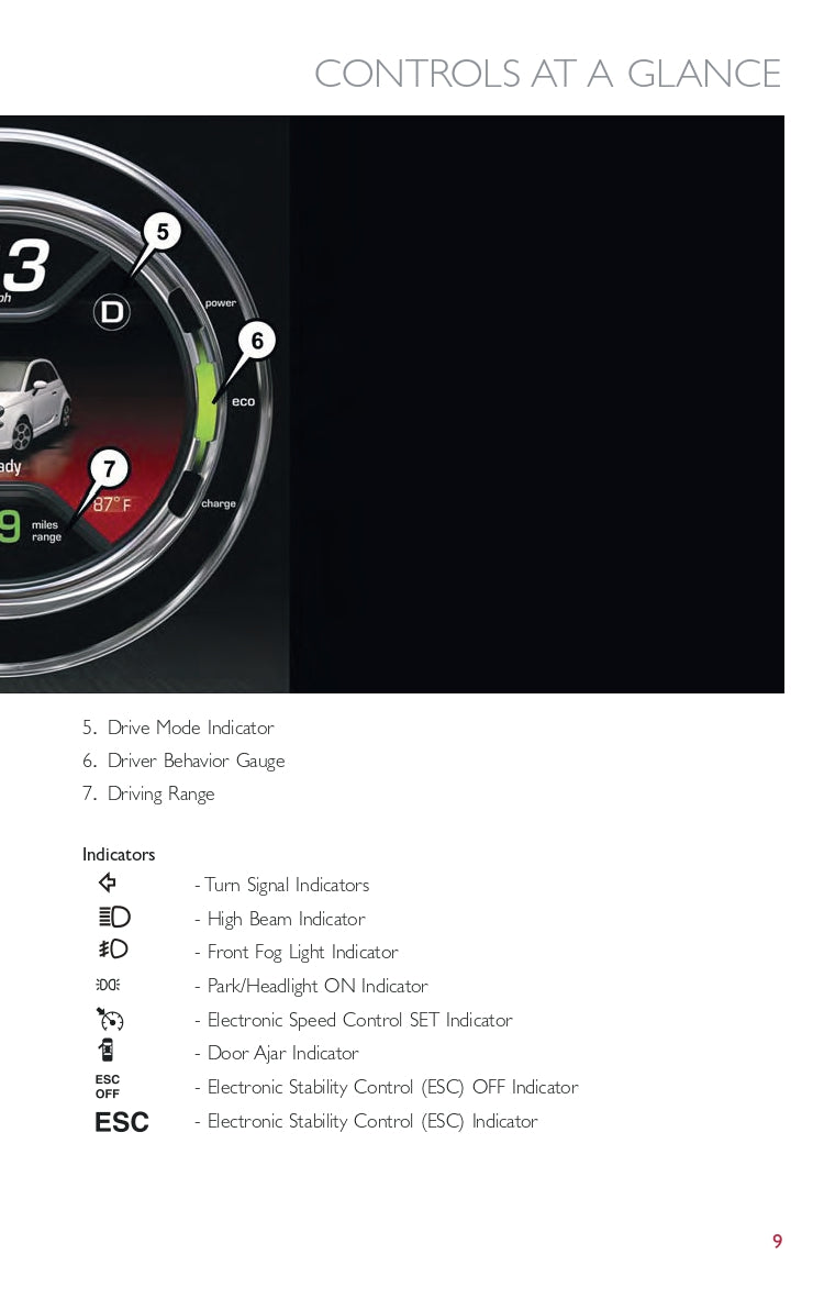 2014 Fiat 500e Owner's Manual | English