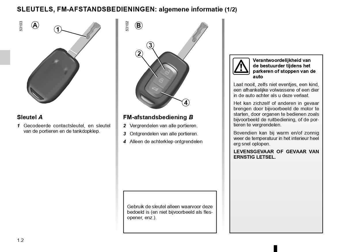 2020-2022 Dacia Sandero/Sandero Stepway Owner's Manual | Dutch