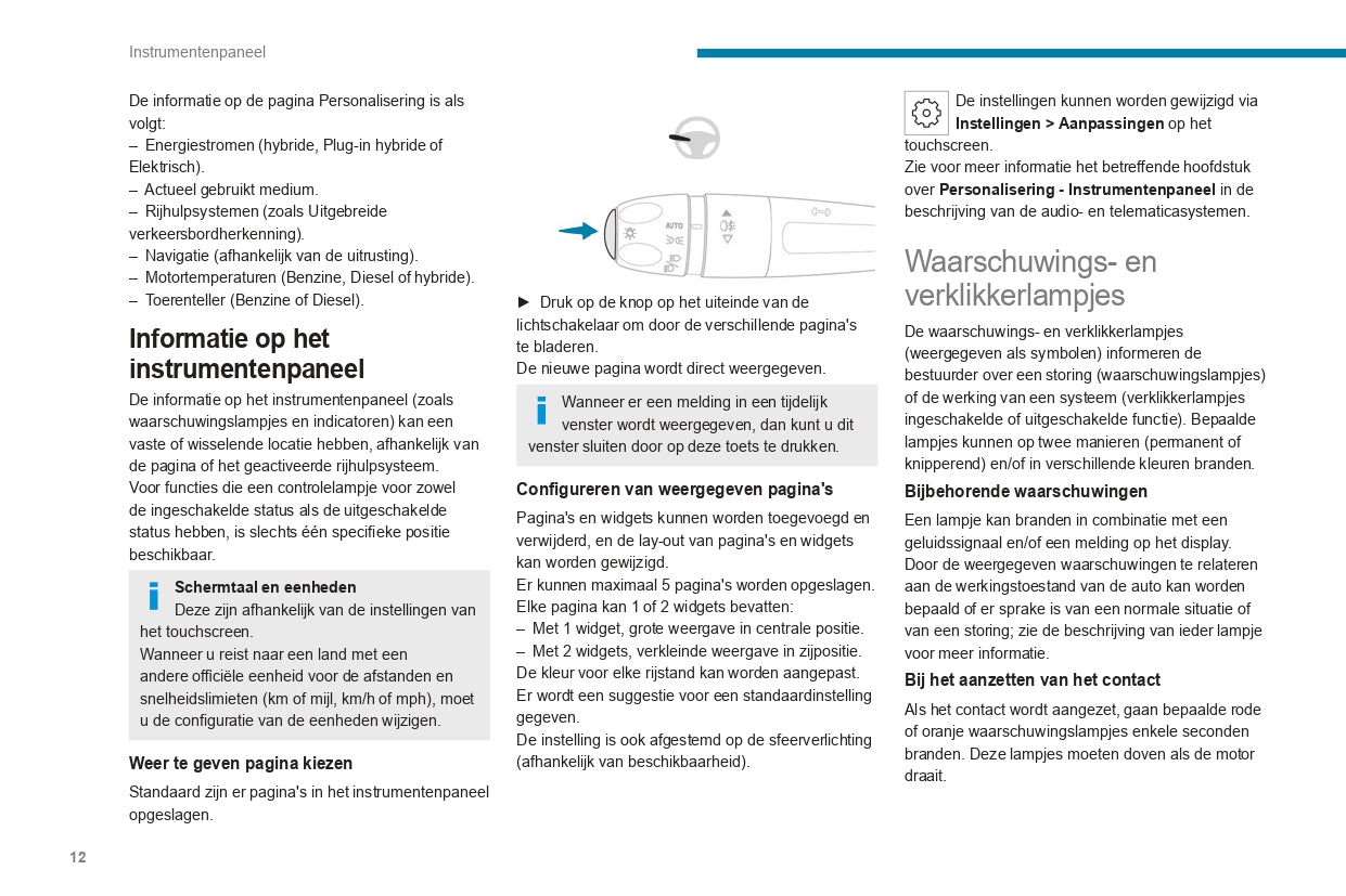 2023-2024 Peugeot 308 Bedienungsanleitung | Niederländisch