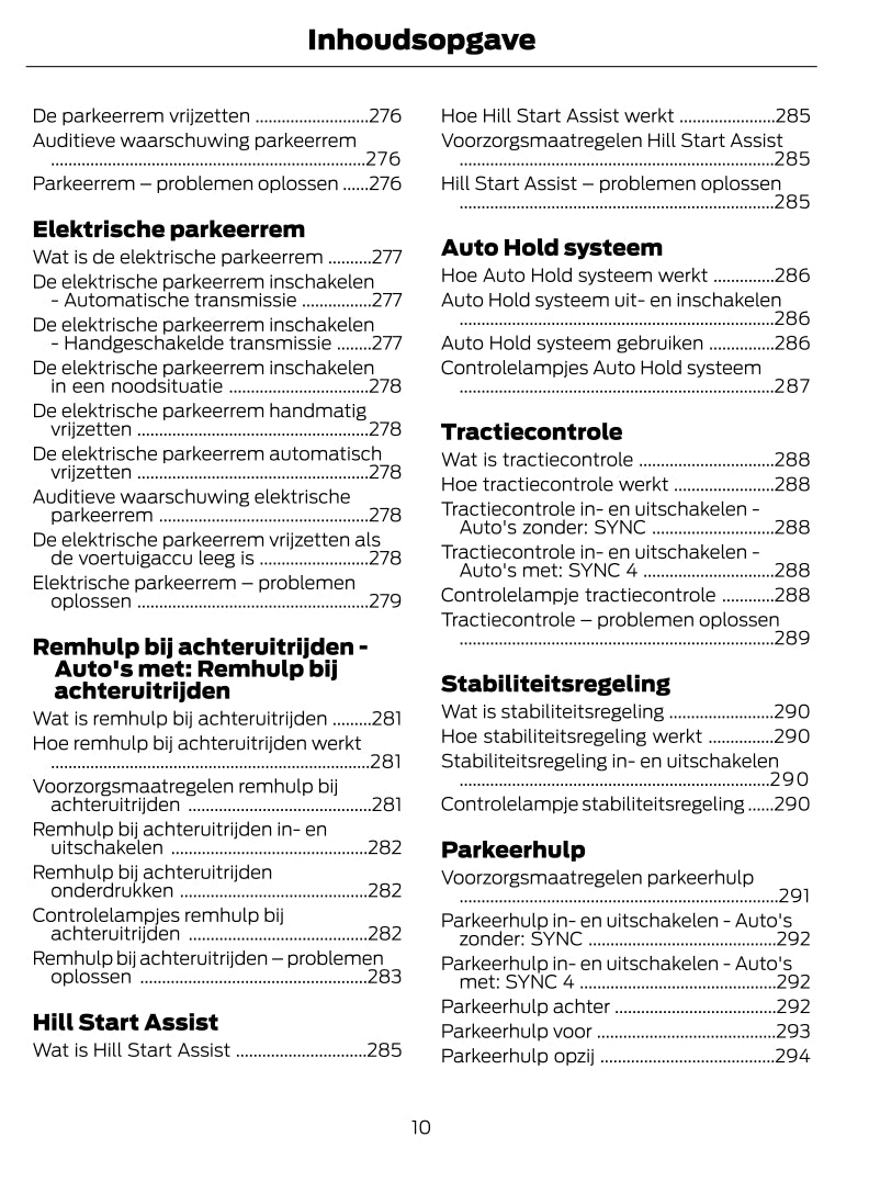 2022-2024 Ford Transit Bedienungsanleitung | Niederländisch