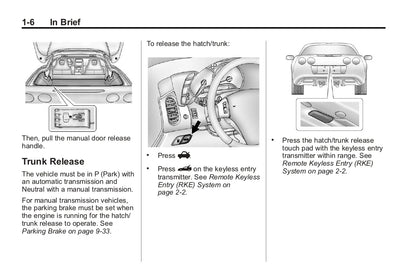 2013 Chevrolet Corvette Bedienungsanleitung | Englisch