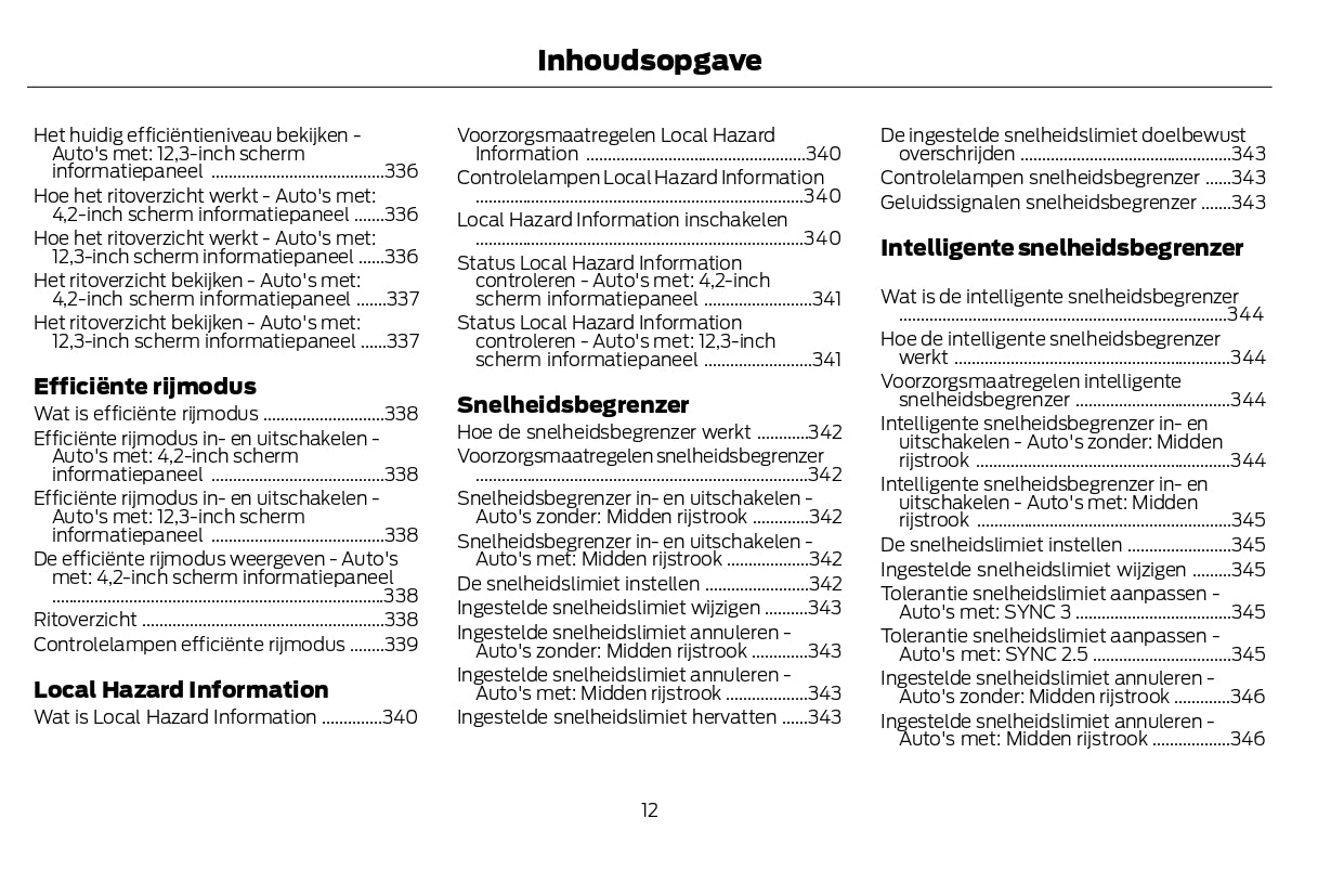 2022-2024 Ford Kuga Vignale Bedienungsanleitung | Niederländisch