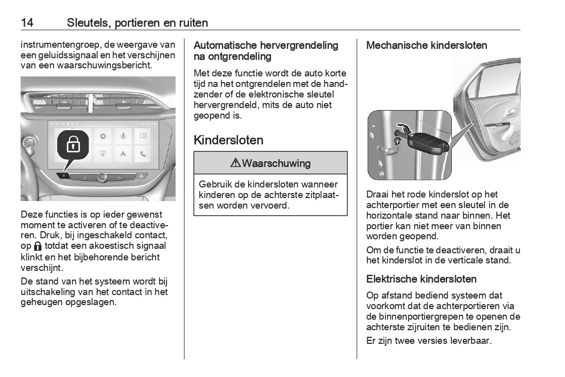 2023-2024 Opel Corsa/Corsa-e Owner's Manual | Dutch