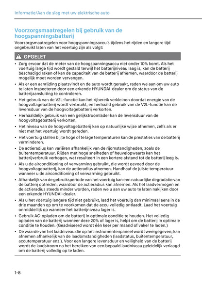 2024 Hyundai Kona Electric Owner's Manual | Dutch