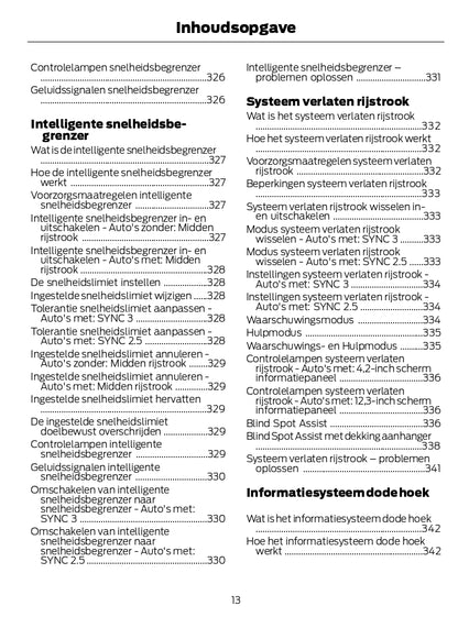 2022-2023 Ford Kuga Bedienungsanleitung | Niederländisch