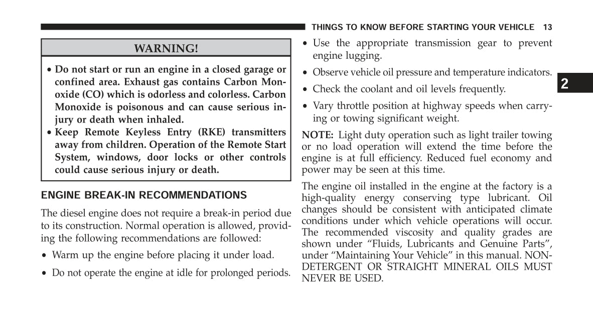 2014 Dodge Ram Truck Owner's Manual | English