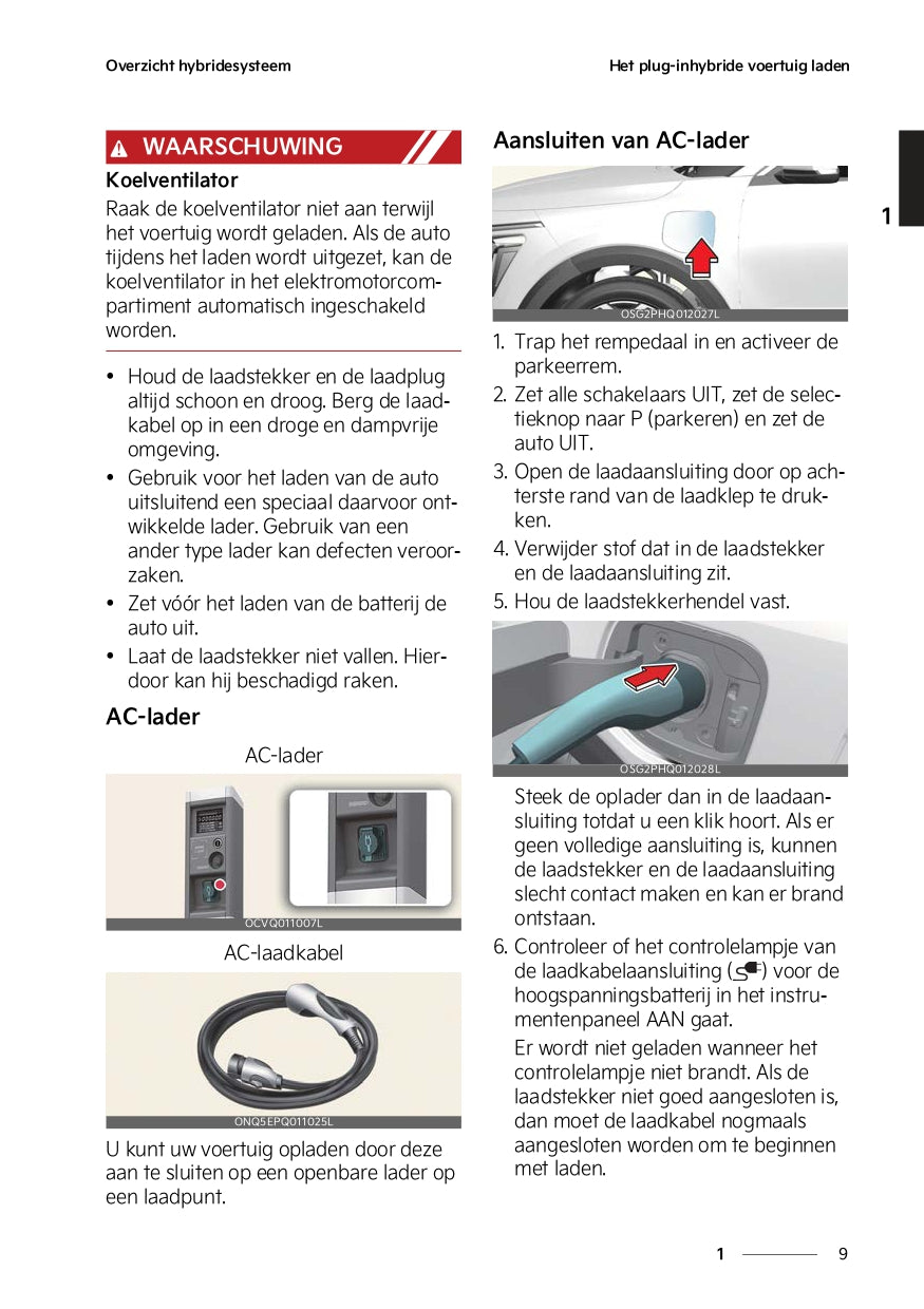 2022 Kia Niro Plug-in Hybrid Owner's Manual | Dutch