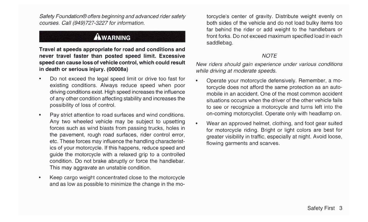 2005 Harley-Davidson Sportster Owner's Manual | English