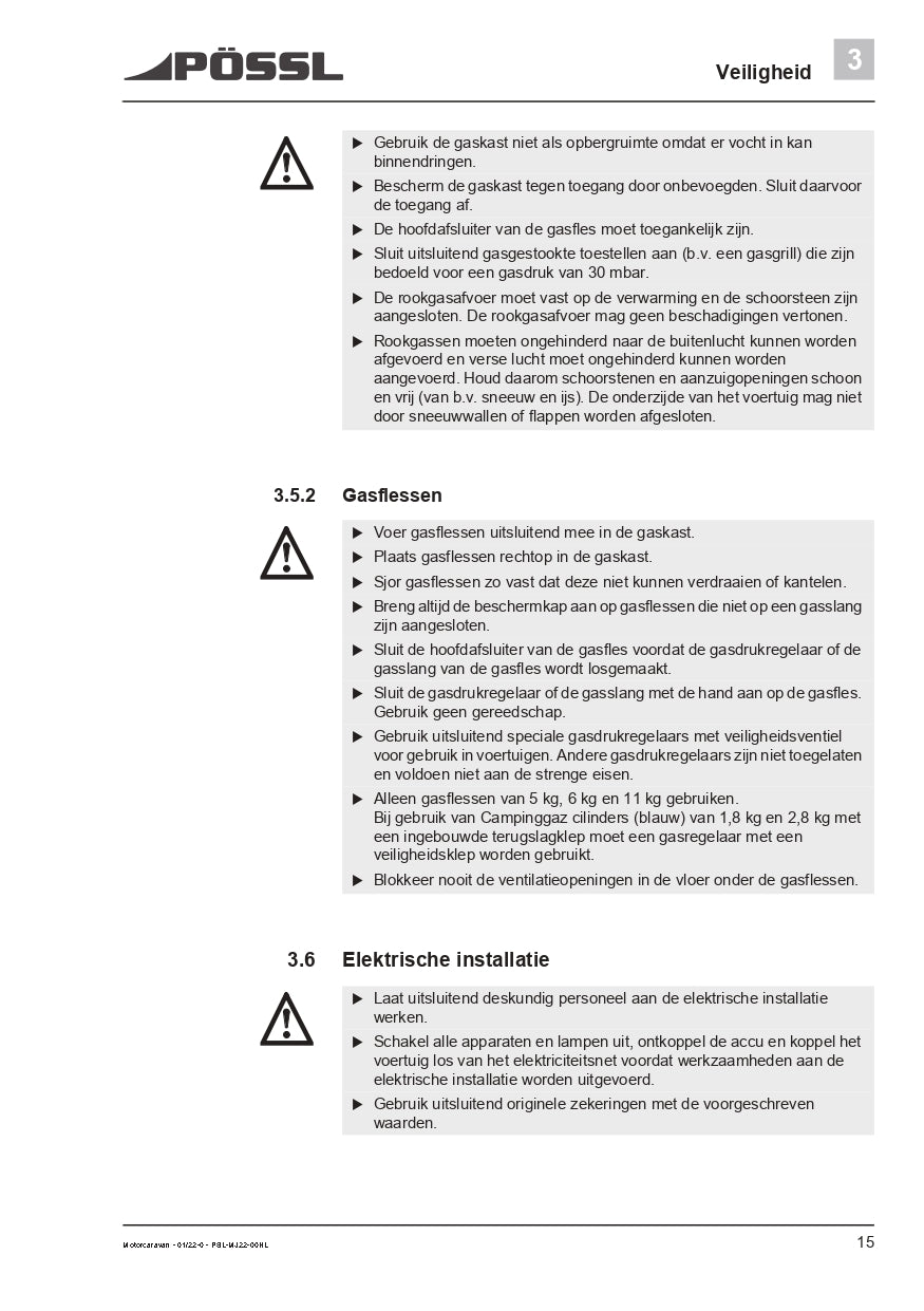 2019-2021 Pössl 2WIN Plus Owner's Manual | Dutch