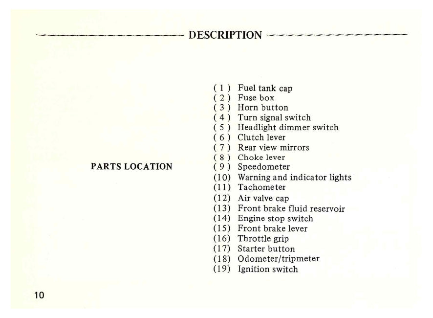 1982 Honda Nighthawk 650 Owner's Manual | English