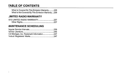 2013 Harley-Davidson Trike Owner's Manual | English