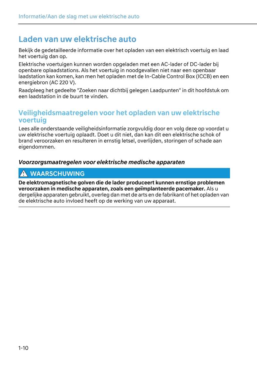 2024 Hyundai Kona Electric Owner's Manual | Dutch