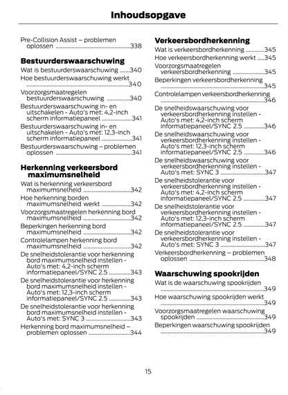 2022-2023 Ford Puma Bedienungsanleitung | Niederländisch