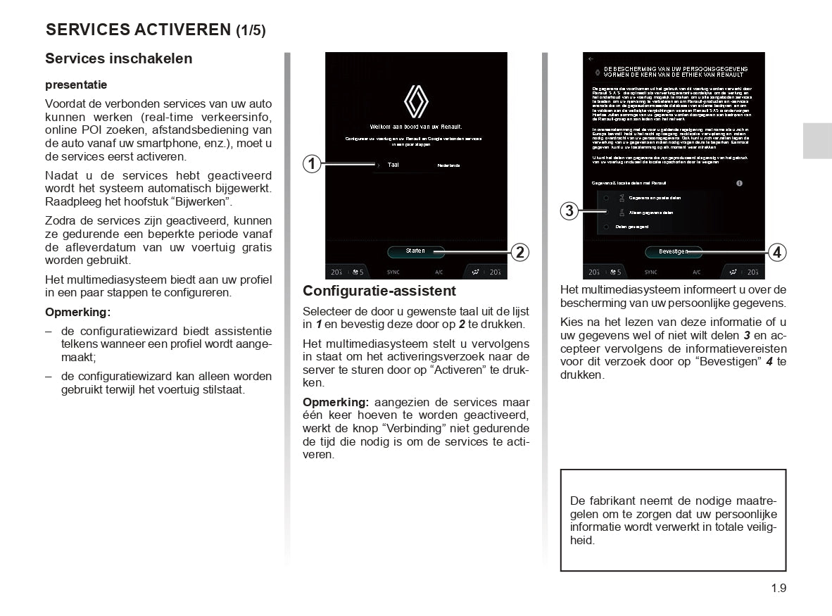 Renault OpenR Link User's Manual | Dutch