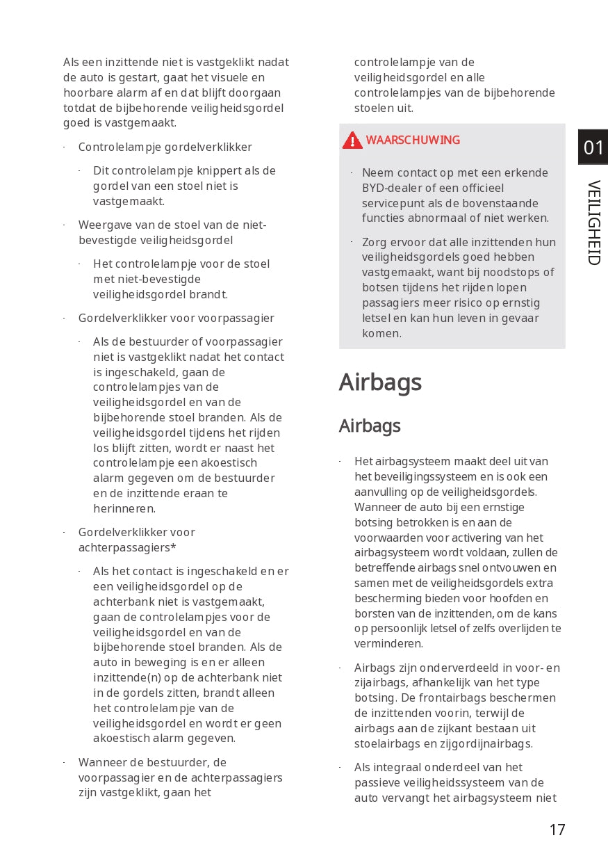 2023-2024 BYD Seal Bedienungsanleitung | Niederländisch