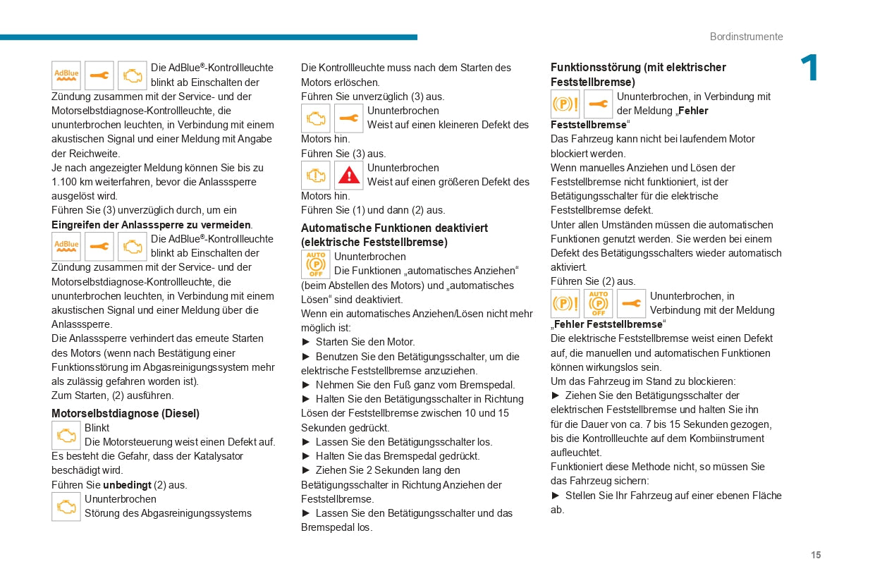 2022-2024 Peugeot Expert/Traveller/e-Expert/e-Traveller Owner's Manual | German