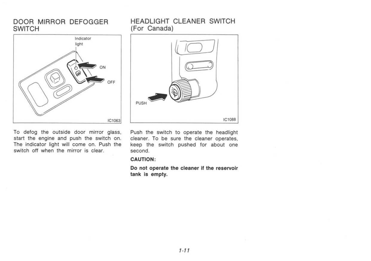 1991 Nissan 300ZX Owner's Manual | English