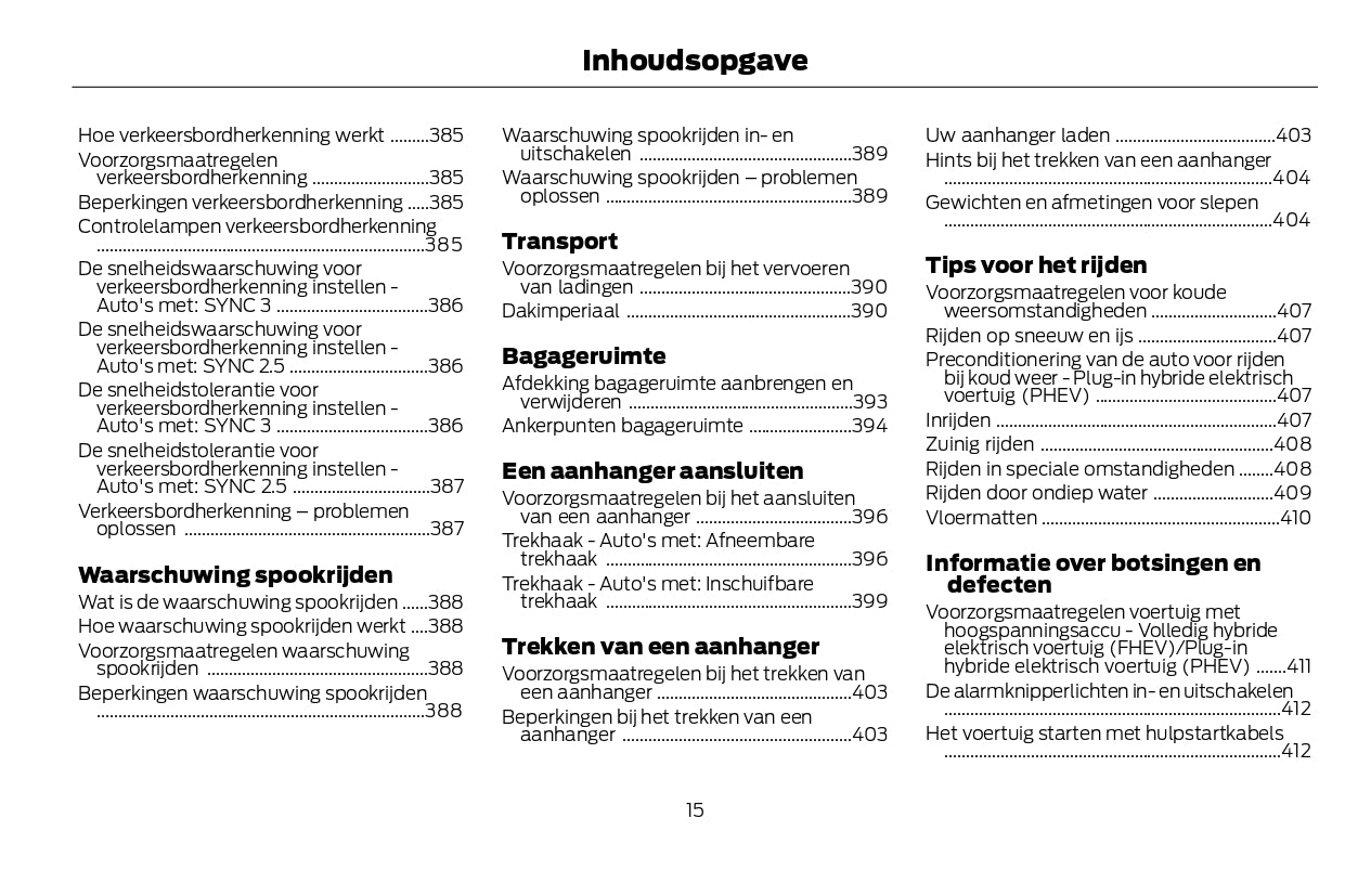 2022-2024 Ford Kuga Vignale Bedienungsanleitung | Niederländisch