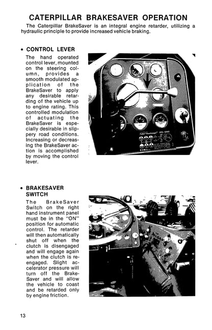 1977 Peterbilt 282/289/300/348/352/352H/353/359/387 Owner's Manual | English