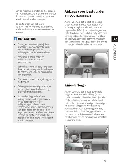 2023-2024 BYD Han EV Bedienungsanleitung | Niederländisch