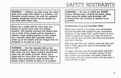 1993 Ford L-Series Owner's Manual | English